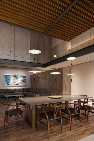 Lampa wewnętrzna, wisząca Vibia Flamingo Mini 1580 2700K, ekspozycja