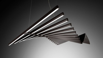 Lampa wewnętrzna, wisząca Vibia Rhythm horizontal 2110