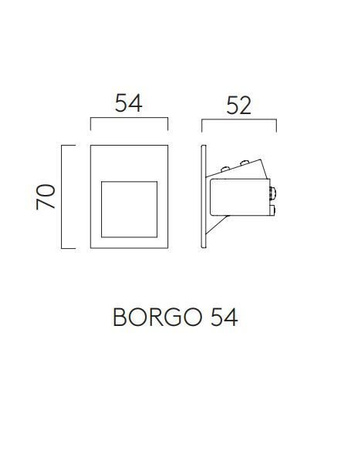 Lampa wewnętrzna, ścienna Astro Borgo