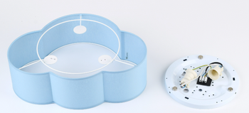 Plafon dziecięcy Cloud marki TK Lighting niebieski, outlet