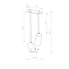 Lampa sufitowa Nowodvorski Mono Long II czarny