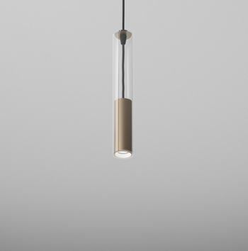 Lampa wewnętrzna, wisząca AqForm Modern Glass złoty, ekspozycja