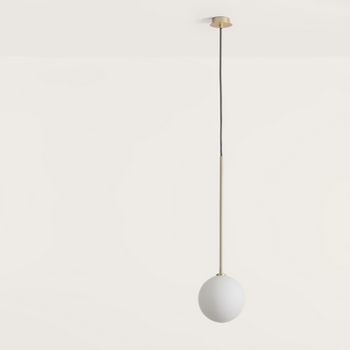 Lampa wewnętrzna, wisząca Aromas Ball, mosiądz