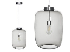 Lampa wewnętrzna, wisząca Famlight Laut, stal nierdzewna