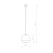 Lampa wisząca Nowodvorski Globe Plus S