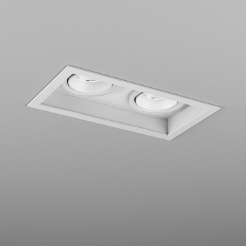 Lampa wewnętrzna, wpuszczana Aqform Squares next 50x2 LED recessed 12 