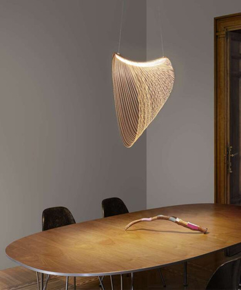 Lampa wewnętrzna, wisząca Luceplan Illan 60x40