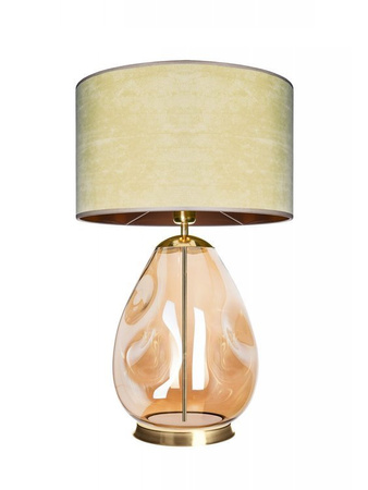 Lampa wewnętrzna, stojąca Famlight Storm L Lister Amber