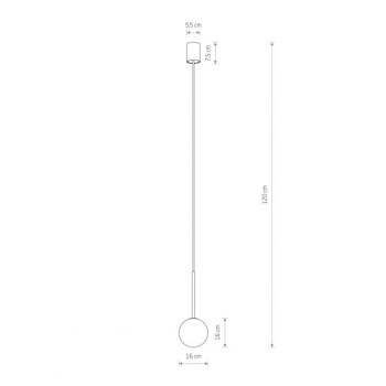 Lampa wisząca Nowodvorski Karo, czarny