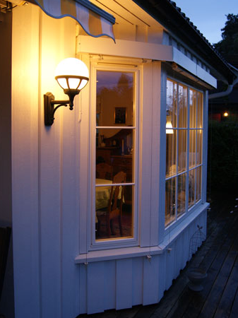 Lampa zewnętrzna, elewacyjna Bolonia 361, biały