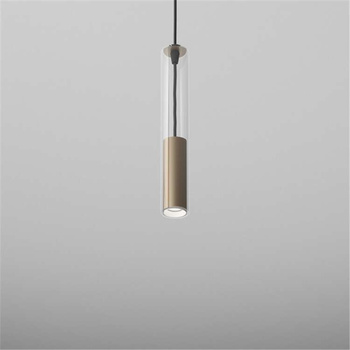 Lampa wewnętrzna, wisząca AqForm Modern Glass złota, ekspozycja
