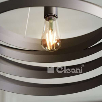 Lampa wewnętrzna, wisząca Cleoni Logan 1403D8AE1