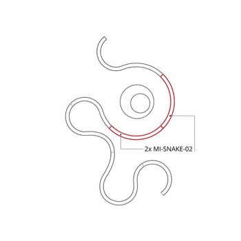 Oprawa LED KLUŚ MI-SNAKE-02