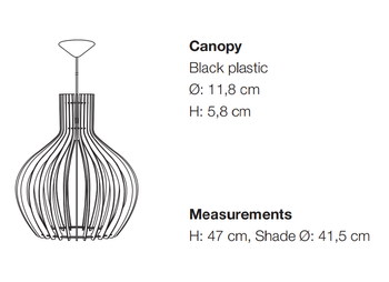 Lampa wewnętrzna, wisząca Nordlux Groa 