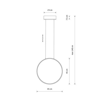 Lampa wisząca Nowodvorski Circolo LED S