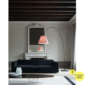 Lampa wewnętrzna, stojąca Luceplan Lady Costanza black