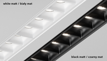 Oprawa podtynkowa, Aqform RAFTER points 15 LED trim wpuszczany