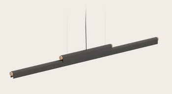Lampa wewnętrzna, wisząca Robin Rudi, Czarny mat