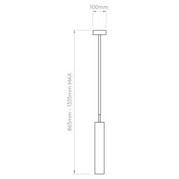 Lampa wewnętrzna, wisząca Astro Kyoto LED