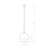 Lampa wisząca Nowodvorski Globe Plus M