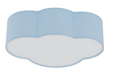 Plafon dziecięcy Cloud marki TK Lighting niebieski, outlet