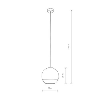Lampa wisząca Nowodvorski Globe Plus S