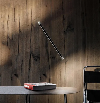 Lampa wewnętrzna, wisząca Lodes A-Tube Nano Duo k. czarny lub szmpański