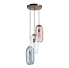 Lampa wewnętrzna, wisząca Famlight Chloe, miedź/mosiądz