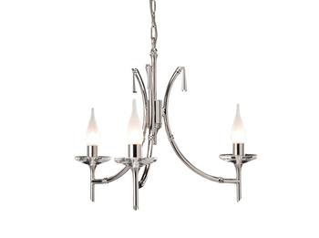 Lampa wewnętrzna, wisząca Elstead Brightwell BR3 NICKEL