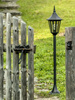 Lampa zewnętrzna, słupek Norlys Modena 304, biały