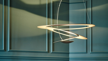 PIRCE MINI LED SUSPENSION gold, ekspozycja