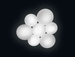 Lampa wewnętrzna, sufitowa Vibia PUCK 5445