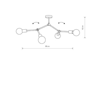 Lampa sufitowa Nowodvorski Twig