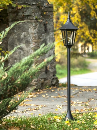 Lampa zewnętrzna, słupek Norlys Modena 304, biały
