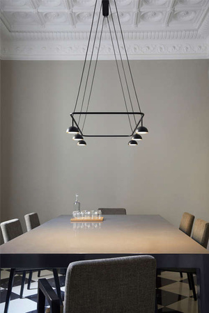 Lampa wewnętrzna, wisząca Estiluz Cupolina T-3935 74 WH