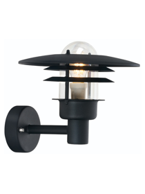 Lampa zewnętrzna, elewacyjna Norlys Larvik 690, czarny