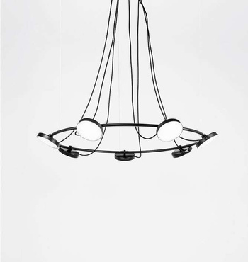 Lampa wewnętrzna, wisząca Estiluz Aro T-3543-W