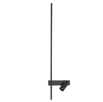 Nowodvorski lampa ścienna, lewa, czarna  