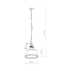 Lampa wisząca Nowodvorski Amalfi L, złoty