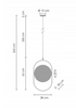 LAMPA WISZĄCA ELIPSE L LED 60217A-L