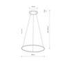 Lampa wisząca Nowodvorski Circolo LED M