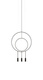 Lampa wewnętrzna, wisząca Estiluz Revolta R40.1S1D-W 26BLK