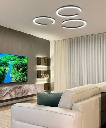 Lampa wewnętrzna, sufitowa natynkowa Robin Roberta 80 cm