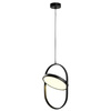 Lampa wisząca ELIPSE L czarny, ekspozycja 