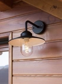 Lampa zewnętrzna, elewacyjna Vansbro 1920, czarny