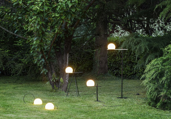 Lampa zewnętrzna, stojąca Estiluz Circ p-3729X 26BLK