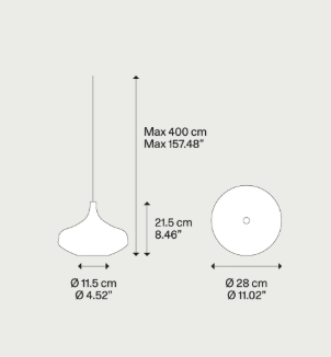 Lampa wewnętrzna, LODES NOSTALGIA LARGE ROSE 2700K, zwieszana, Outlet