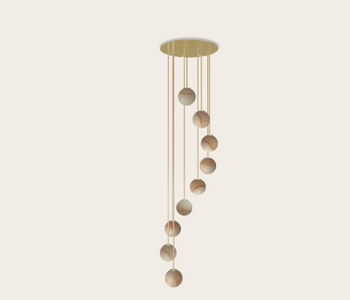 Robin, Royal Chandelier Circular Spiral