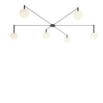 Lampa wewnętrzna, sufitowa Estiluz Circ R12.4S2M 26BLK
