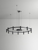 Lampa wewnętrzna, wisząca Estiluz Laverd T-3806 61S GLD